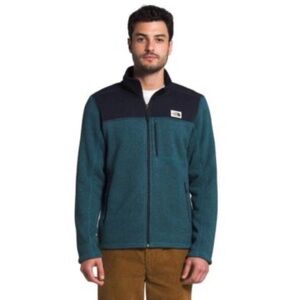 The North Face Men's Gordon Lyons Full Zip Fleece Jacket Mallard Blue Heritage L